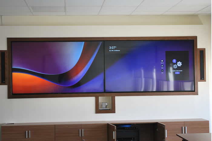Poly Video Conference System with 2 x LG75in Monitors